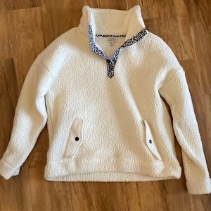 Jcrew cream fleece